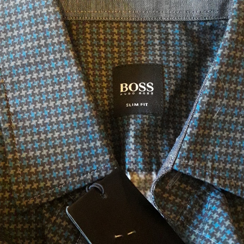 Boss slim fit casual shirt size S